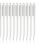 Gel Pens Set 12 Pack 0.5mm Quick Dry Black Ink Fine Point For Journaling And Note Taking in white casing