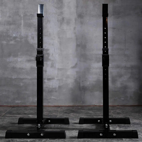 Adjustable Barbell Rack For Home Gym, Multi Function Squat Stand And Bench Press Station with durable steel construction