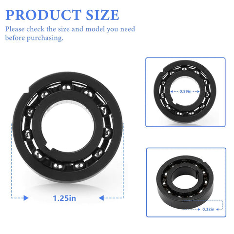 AXV055P turbine bearing, black plastic ball-bearing for Hayward pool vacuums