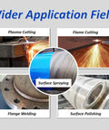 Beefed Up Pipe Rotary Welding Positioner With Digital Speed Control For Auto Welding Equipment And Tank Turning Supports 2.75 To 47.24 Inch Pipes 6600 Lb Capacity Heavy Duty Rollers for plasma, flame, flange welding and polishing