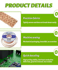Product details of Desoldering Wick Braided Wire 2.5mm x 3.0m Pure Copper Tin No Clean Solder Braid Pack Of 3 with uses shown