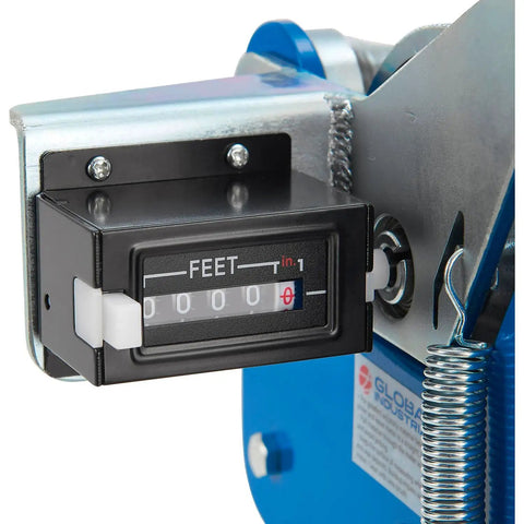 Tough As Nails Heavy Duty Wire Meter Counter's counter display showing feet measurement, designed for precise industrial use.