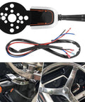 Bezel Control Switch For Seastar Hydraulic, Cable And Tilt Steering, Blinker Trim System, Replacement PT1000-1P PT1000-2P shown in use