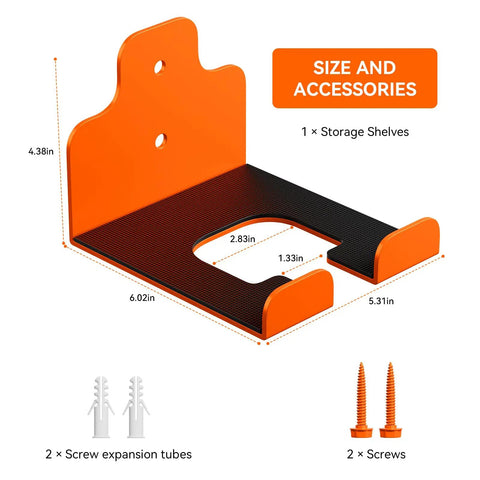 Garage Tool Organizer Wall Mount Trimmer Rack For Weed Eater And Hedge Trimmer Heavy Duty Garden Tool Hanger Power Tool Holder