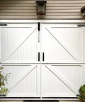 White barn doors with 2 Pack Heavy Duty Gate Hinges 180 Degree Swing With Ball Bearings Built From Carbon Steel For Outdoor Gates