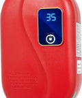 Compact 3000W Tankless Electric Water Heater Pumps Out Instant Hot Water For Under Sink Install showing digital readout and connections.