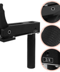 Grab And Go Ready Portable Aluminum Woodworking Clamp For Workbench With Quick Clamping Heavy Duty Vise in black with 3/4 label