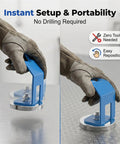Sturdy Magnetic Mig Welding Torch Holder With Magnet Base For Hands Free Workpiece Alignment And Secure Tool Parking To Boost Efficiency During Extended Metal Fabrication Jobs in use, showing effortless setup.