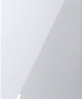 Front view of WiFi 6 Range Extender With AiMesh, AX3000 Dual Band Speeds Up To 3000 Mbps, seamless design in white.
