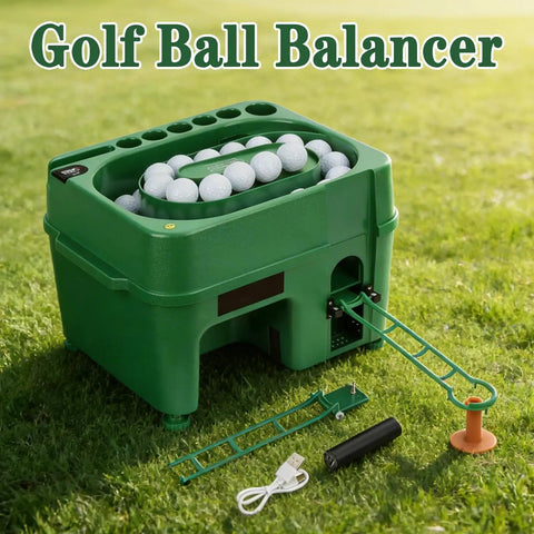 Automatic Golf Ball Dispenser And Tee Up Trainer For Driving Range And Home Practice With 40 Ball Capacity Dual Mode