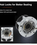 Heavy Duty Mechanical Locking Hubs for Suzuki off road rigs, 26 spline design, suitable for rugged terrain, efficient performance.