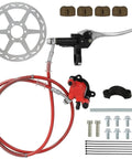 Hydraulic Disc Brake Caliper Kit For Mini Bikes With 80mm Rear Rotor Fits Doodle Bug Dirt Bug 97cc 79cc Predator 2.8HP Engine