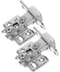 Two Pcs Clip On Concealed Stainless Steel Cabinet Door Hinges For Kitchen Cabinets And Furniture No Fuss Install Multipurpose Use