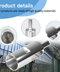 9 Gauge Drill Chuck Twist Ties Tool For Chain Link Fences And Loop Fences, close-up of chuck details and installed view