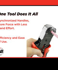 ProSeries All-In-One RJ45 Ethernet Crimping Tool Workhorse for Pass-Through and Standard Connectors demonstration