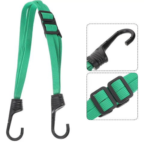 Elastic Helmet Belt Bungee Cord For Motorcycles And Bikes With Seriously Strong Hold Nylon And Rubber Lashing Strap