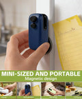 2 Pack Rechargeable 2 In 1 Mini Bag Sealer And Cutter Grab And Go Portable Resealer Machine attached to refrigerator