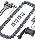 Front 420 Jackshaft Drive Chain Tensioner Breaker Kit With 42 Links For Predator 212cc 196cc Mini Bikes, visible components.