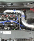 High Performance Silicone Vacuum Hose For Your Car And Engine Bay 0.16 Inch ID 4mm 0.35 Inch OD 9mm 15 Feet Long Purple installed