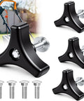 Honda Lawn Mower Handle Knobs Kit Four Pack Replacement Nuts And Bolts Universal Fit showing triangle screws and bolts