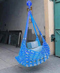 Rope Lifting Net For Cargo Hoisting Heavy Duty Nylon Sling Net With Tear Resistant Construction And Reinforced Stitching Durable Load