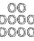 Bearing Kit Ten Pieces Beefy Stainless Steel Mini Ball Bearings For Industrial Machinery 42x25x9mm Durable Rust Resistant Precision Components For DIY Projects And Motors in a 10-piece set