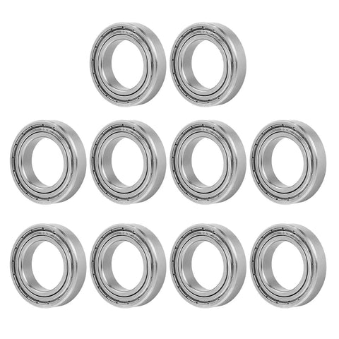 Bearing Kit Ten Pieces Beefy Stainless Steel Mini Ball Bearings For Industrial Machinery 42x25x9mm Durable Rust Resistant Precision Components For DIY Projects And Motors in a 10-piece set