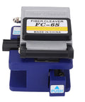 Cocoarm FC 6S Fiber Optic Splitter With Tungsten Steel Cutter, compact and blue, for precise fiber optic cutting.