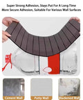 Peel and Stick Wallpaper With Real Wood Texture for Ceilings and Walls Self Adhesive Waterproof PVC Roll showing strong adhesion on various wall surfaces.