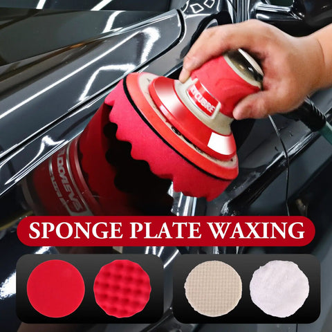 High Speed 5mm Orbit Pneumatic Orbital Sander Pro Grade For Auto Body, Woodworking, And Metal Sanding in use on car body