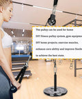 Silent Cable Pulley System With Detachable Rotation Wheel LAT Traction Block For DIY Home Lifts, Clothesline And Shop Hoists, Heavy Duty Bearings, Easy Install 3.54 Inch Wheel in gym use