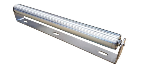 16 Inch Roller and Bracket Set for Conveyor and DIY Projects 1.5 Inch Diameter Galvanized Steel No Fuss Install Industrial Grade