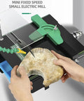 Pro Precision Mini Table Saw And Bench Lathe For Jewelry Making, cutting gemstone with precision through electric mill.