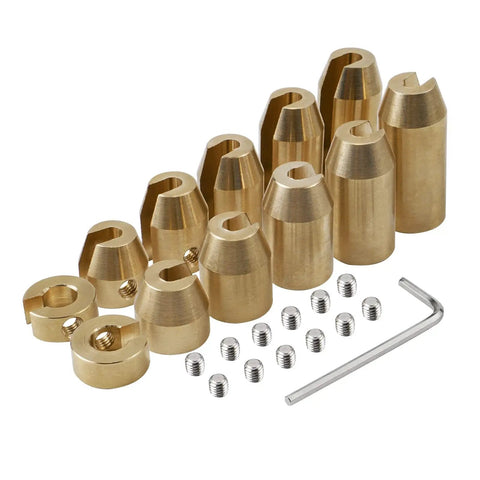 12 Pack Reusable Brass Wheel Spoke Balance Weights Refills For Motorcycles, Compatible With Super Moto, Dual Sport, Metric Cruisers