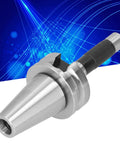 Rock Solid BT40 Balance Collet Chuck Delivers Pinpoint Accuracy And Zero Wobble At 25000 RPM for CNC Lathe milling tasks in silver steel.