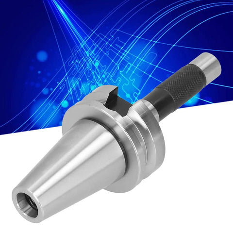 Rock Solid BT40 Balance Collet Chuck Delivers Pinpoint Accuracy And Zero Wobble At 25000 RPM for CNC Lathe milling tasks in silver steel.