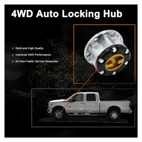 4WD Auto Locking Hub showing solid construction and performance features, designed for enhanced 4WD use.