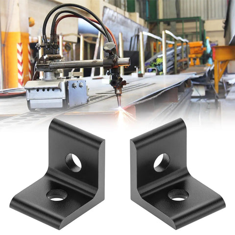 Aluminum 2020 Corner Bracket Set With 20 M5 Bolts And 20 T Slot Nuts For 6mm T Slot And V Slot 10 Piece Kit for CNC frame