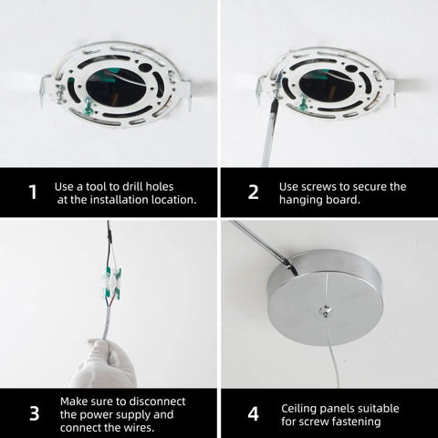 Installation guide for Modern Led Pendant Lights 3 Pack For Kitchen Island Dimmable 5Cct Switchable Color Tone Ceiling Lamp.