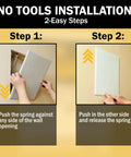 Step by step installation of Spring Loaded Adjustable Access Panel Snaps Straight Into 4x4 Through 6x6 Wall Or Ceiling Openings With Zero Sweat And No Drilling Required Paintable Plastic Cover Fits Like A Breeze.