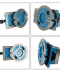 4 views of 6 Inch Precision Bench Vise with Swivel Base for Milling Shaping and Drilling Machines, Rugged Cast Iron Build