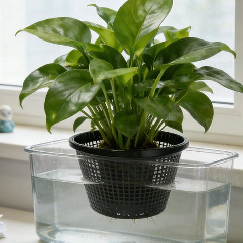 Weatherproof Hydroponic Net Pots Set For Seedlings And Water Plants Heavy Duty Reusable Garden Cups For Backyard Balcony