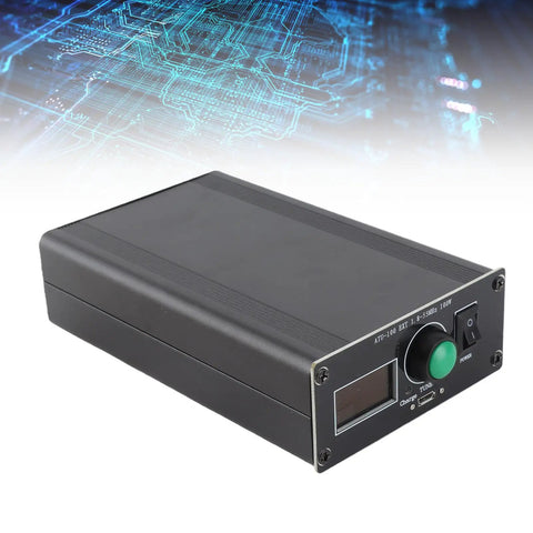 Compact Auto Tuner For Ham Radio 1.8 To 55 MHz With 0.96 Inch OLED Display Aluminum Alloy Housing And Auto Matching Unit