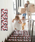 Red Camo 2 Pack Grip Tape 9 Inch By 33 Inch Waterproof Longboard Scooter No Slip Bubble Free Griptape for Stairs