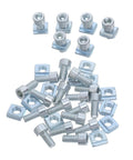 M5 Slotted T Nut Slide Nuts Set For T Track Fastening, 50 Pcs Metric Hardware Kit For Woodworking And Machine Tool Slots
