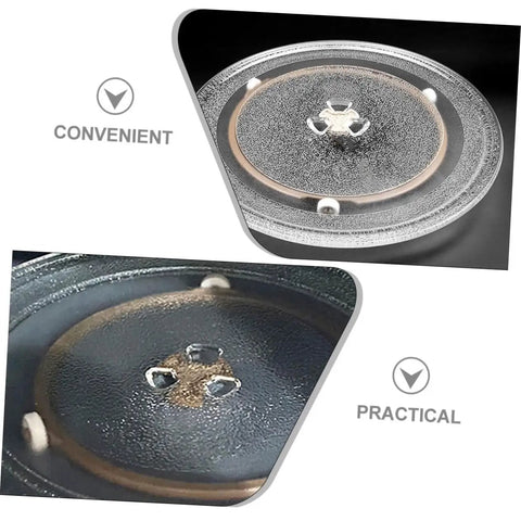3 Pack Microwave Turntable Support Ring With Tough Grip Glass Plate Roller And Built Tight Replacement Tray Holder Keeps Your Meal Plate Locked In For Smooth Spinning Daily