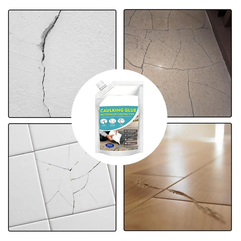 Pro Grade Premium Heavy Duty Concrete Filler With Waterproof Self Leveling Cement Paste For Rock Solid Crevice Repair And Roof Leak Defense Totally Easy Zero Drama Home Fix shown repairing various surface cracks.
