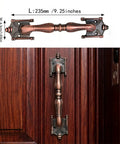 2 Pack 9.25 Inch Red Bronze Barn Door Handles, Heavy Duty Pulls for Sliding Doors, Cabinets, Closets, and Kitchen Furniture Hardware