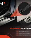 Right Passenger Center Sliding Door Roller Bracket Compatible With Chevrolet Express 1500 2500 3500 4500 G30 And GMC Savana 1500