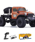 Atlas S One Tenth RC Crawler Four By Four Beast Off Road Rock Truck For Adults beside remote and packaging